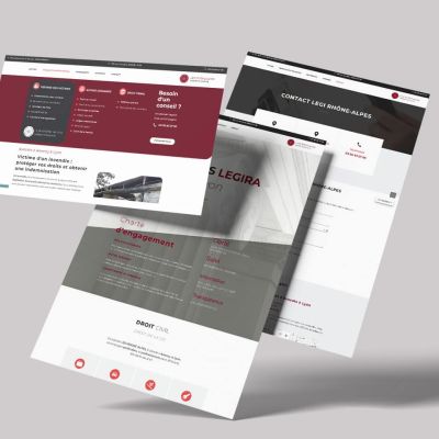 site web wordpress cabinet d'avocat annecy LegiRa réalisé par Le Web Serein